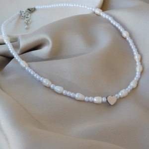 White Pearl Heart